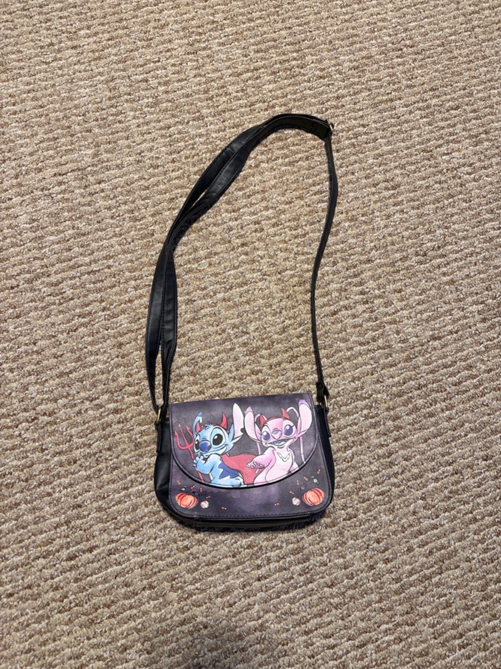 Disney Loungefly Stitch and Angel Crossbody Bag - Picture 2 of 3
